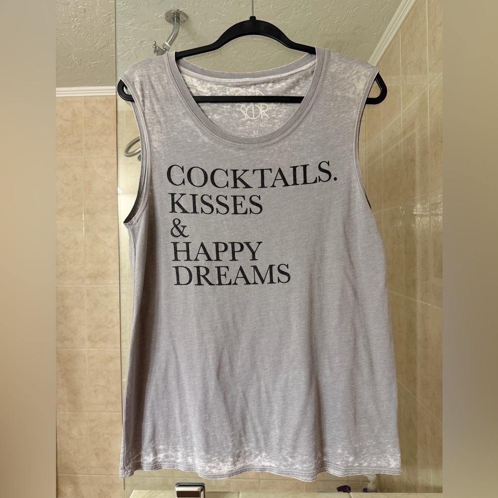 Chaser Light Gray Graphic Tee